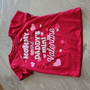 Toddler Girls Red Valentine's Shirt